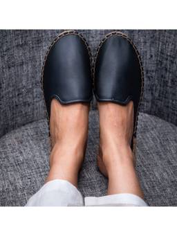 PARIPARI - PARI PARI Black Midnight Mule Flats