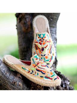 PARIPARI - PARI PARI Beige Diego Mule Flats