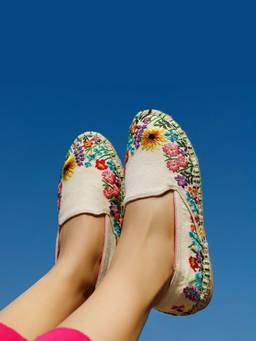 PARIPARI - PARI PARI Multi-Color Wildflower Mule Flats