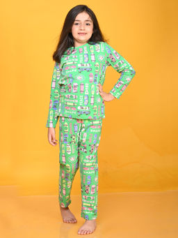 ANTHRILO - Skate Green Long Sleeve Pyjama (Set of 2)