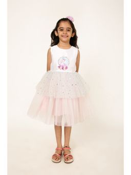 A Little Fable - Off White Paradise Unicorn Dress