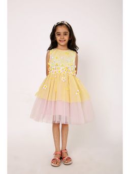 A Little Fable - Yellow Tuscan Fiore Dress
