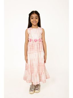 A Little Fable - Blush Flower Tie & Dye Tori Dress