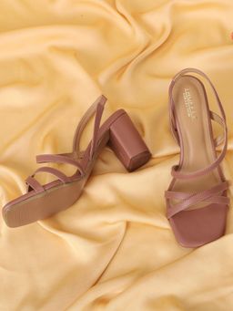 Truffle Collection - Nude Solid Heels