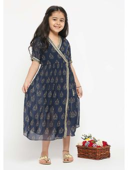 Soup by Sougat Paul - Mughal Printed Overlap Dress