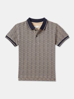 R&B - Cotton Regular Fit Short Sleeve Collar Neck Boys Polo T-Shirt