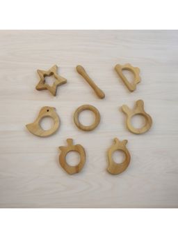 neemtoys - Wooden Teether Set