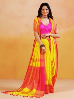 Aditri - Handloom Khadi Cotton Saree Without Blous