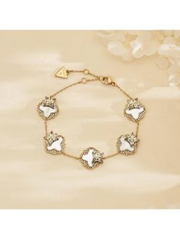 Guess - Wild Flower Yellow Gold Womens Bracelet