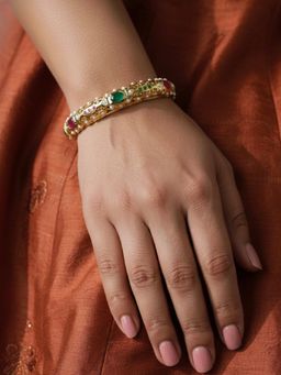 Curio Cottage - Spring Of Colour Jadau Bangle