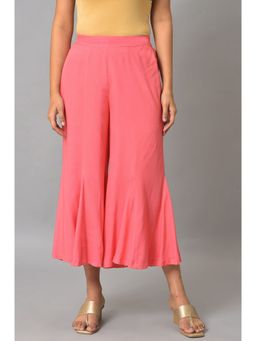 Aurelia - Pink Straight Fit Women Palazzo