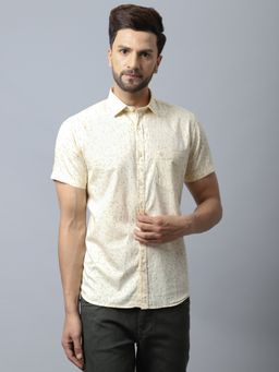 Cantabil - Men Yellow Shirt