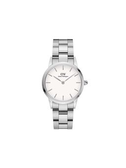 Daniel Wellington - Women Iconic White Round Dial Analog Watch - DW00100207K (M)