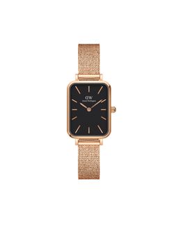 Daniel Wellington - Women Quadro Black Rectangular Dial Analog Watch - DW00100432K (M)