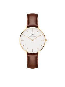 Daniel Wellington - Women Petite White Round Dial Analog Watch - DW00100550K (M)