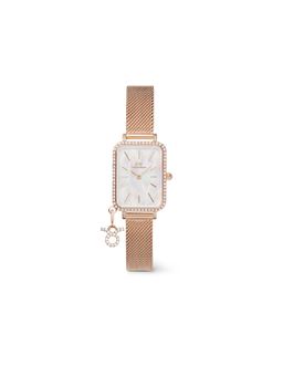 Daniel Wellington - Women Quadro White Square Dial Analog Watch - DW00100748K (M)