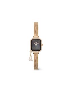 Daniel Wellington - Women Quadro Black Square Dial Analog Watch - DW00100752K (M)