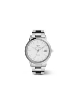 Daniel Wellington - Men Iconic White Round Dial Analog Watch - DW00100754K (M)