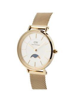 Daniel Wellington - Women Petite White Round Dial Analog Watch - DW00100771K (M)