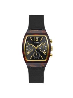 Guess - Women Raven Black Rectangular Dial Analog Watch - GW0306L2 (M)
