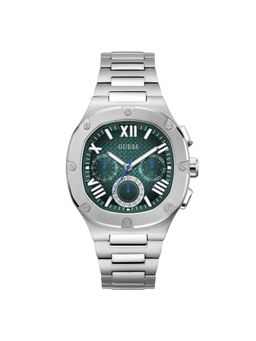 Guess - Men Headline Green Square Dial Analog Watch - GW0572G6 (M)