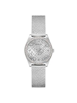Guess - Women Boa Silver Round Dial Analog Watch - GW0748L1 (M)
