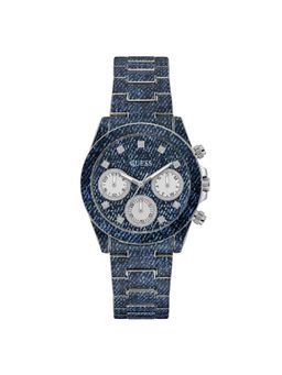 Guess - Women Indigo Blue Round Dial Analog Watch - GW0750L1 (M)