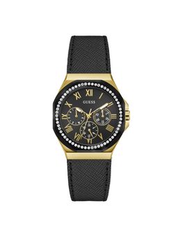 Guess - Women Glaze Black Octagon Dial Analog Watch - GW0753L4 (M)