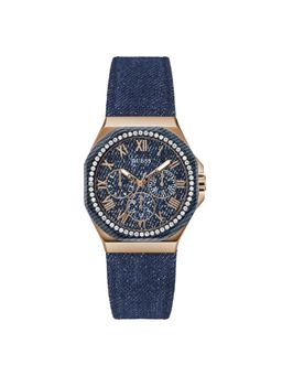 Guess - Women Glaze Blue Octagon Dial Analog Watch - GW0753L5 (M)