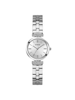 Guess - Women Gb Array Silver Round Dial Analog Watch - GW0762L1 (M)