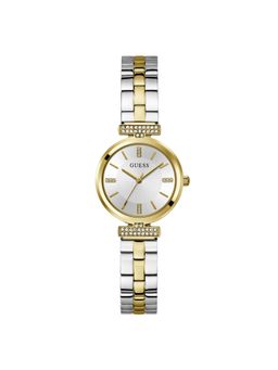 Guess - Women Gb Array Silver Round Dial Analog Watch - GW0762L5 (M)