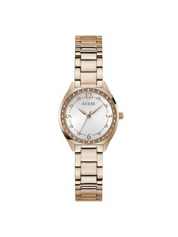 Guess - Women Charlotte White Round Dial Analog Watch - GW0767L3 (M)