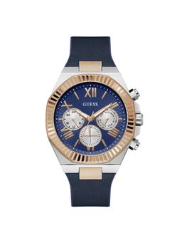 Guess - Men Equity Blue Round Dial Analog Watch - GW0791G2 (M)