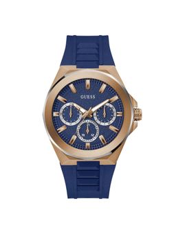 Guess - Men Dashboard Blue Round Dial Analog Watch - GW0799G2 (M)