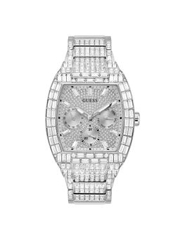 Guess - Men Phoenix Silver Rectangular Dial Analog Watch - GW0816G1 (M)