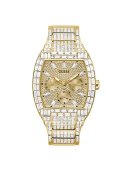 Guess - Men Phoenix Gold Rectangular Dial Analog Watch - GW0816G2 (M)