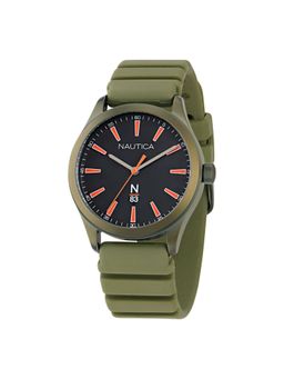 Nautica - Unisex Hannay Bay Black Round Dial Analog Watch - NAPHBF403 (M)