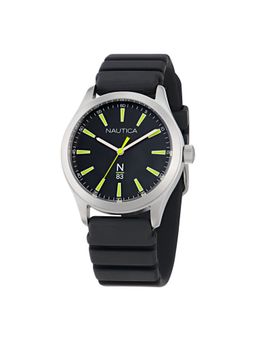 Nautica - Unisex Hannay Bay Black Round Dial Analog Watch - NAPHBF404 (M)