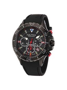 Nautica - Men Nst Black Round Dial Analog Watch - NAPNSF202 (M)