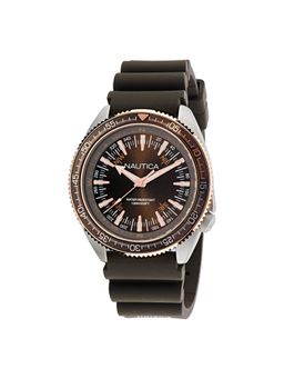 Nautica - Men Vintage Brown Round Dial Analog Watch - NAPNVF302 (M)