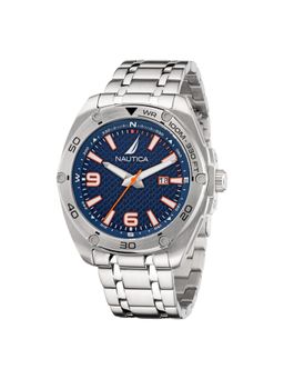 Nautica - Men Tin Can Bay Blue Round Dial Analog Watch - NAPTCF203 (M)