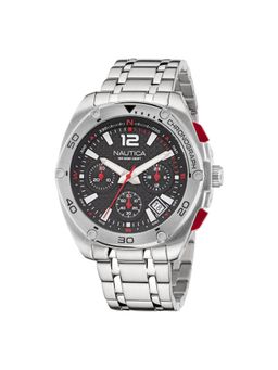 Nautica - Men Tin Can Bay Black Round Dial Analog Watch - NAPTCF206 (M)