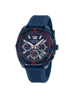Nautica - Men Tin Can Bay Blue Round Dial Analog Watch - NAPTCS303 (M)