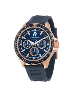 Nautica - Men Nct Windrose Blue Round Dial Analog Watch - NAPWRF403 (M)