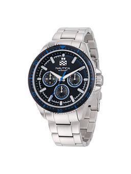 Nautica - Men Nct Windrose Black Round Dial Analog Watch - NAPWRF407 (M)