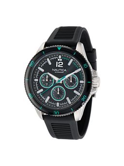 Nautica - Men Nct Windrose Black Round Dial Analog Watch - NAPWRS403 (M)