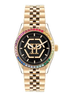 Philipp Plein - Women Date Superlative Black Round Dial Analog Watch - PW2BA0623 (M)