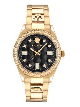 Philipp Plein - Women Cda-Queen Black Round Dial Analog Watch - PWCDA0624 (M)