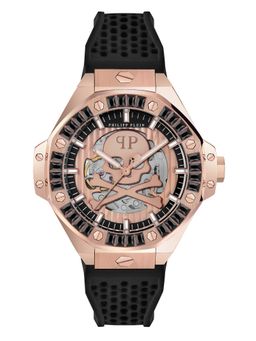 Philipp Plein - Men Skeleton Royal Rose Gold Round Dial Analog Watch - PWPFA0324 (M)