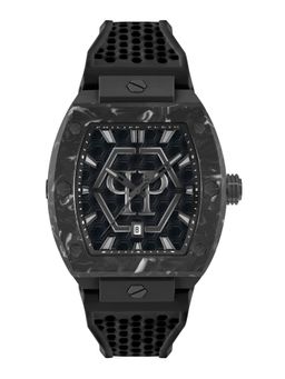 Philipp Plein - Men The Hexagon Phantom Black Rectangular Dial Analog Watch - PWPUA0624 (M)
